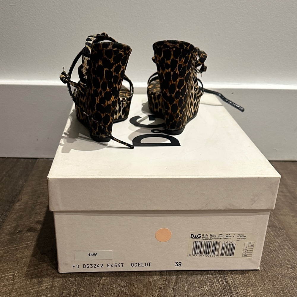 D&G Animal Print Women's Heels - Picture 5 of 9
